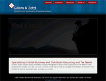 Tablet Screenshot of gillamzetzl.com